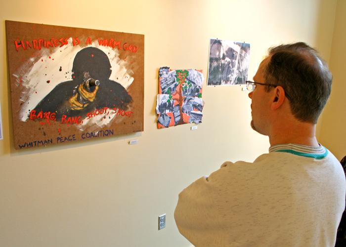 Students make statement with political art show