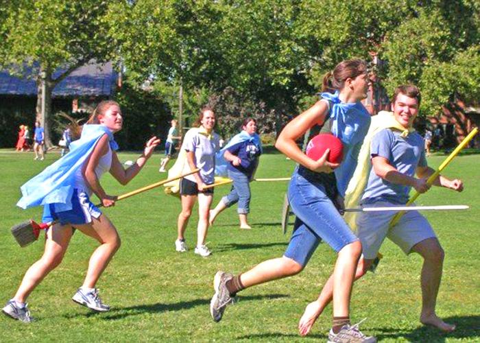 Students bring Harry Potter to life with weekly Quidditch games