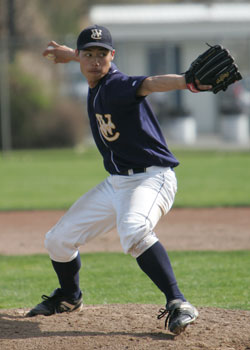 Brian Kitamura, â€˜10, and the rest of the Whitman baseball team will finish their season on Friday and Saturday, May 1 and 2, with a four-game series, playing double-headers against the University of Puget Sound. So far, the team has a season record of 3-30 overall and 2-25 in conference. The team will part with seniors Calvin Davis, Chris Faidley, Dan White, Matt Morris-Rosenfeld, Trygve Madsen and Pete Stadmeyer. The latter four were four year veterans of the team. Credit: Kim