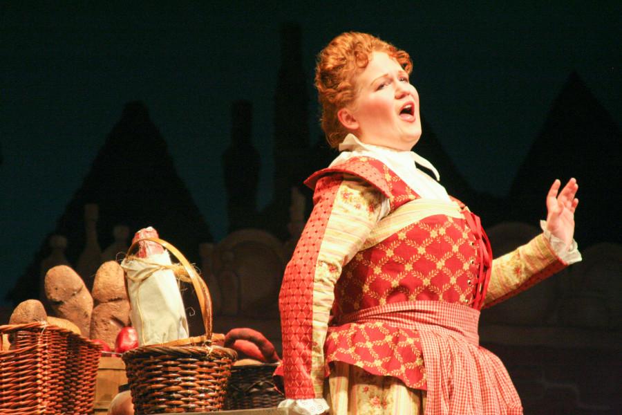 McKenna Millici 11 plays Mistress Ford in the music departments The Merry Wives of Windsor opera. Credit: Hong