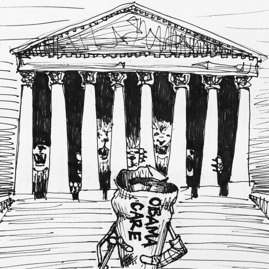 Political cartoon by Kelly Douglas