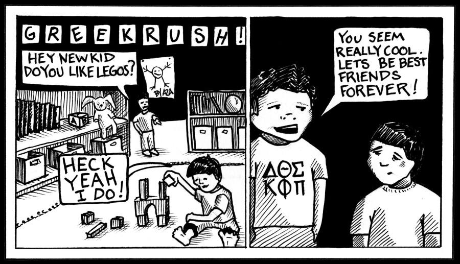 Campus Cartoon: GreekRush!