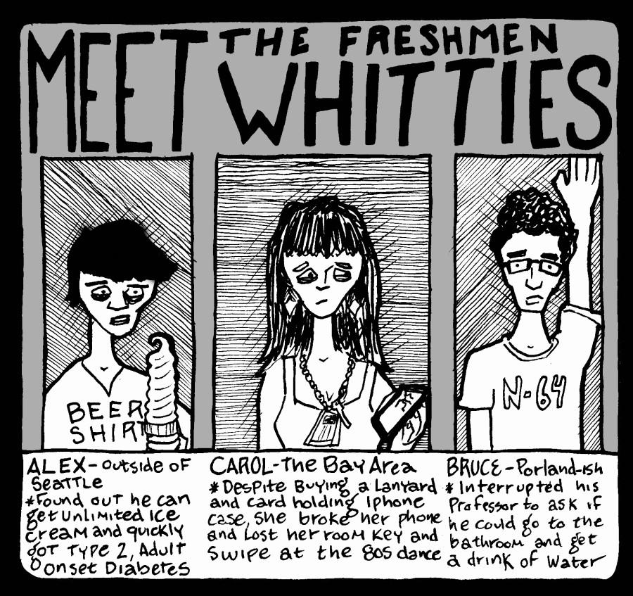 Campus Cartoon: Meet the Freshmen Whitties