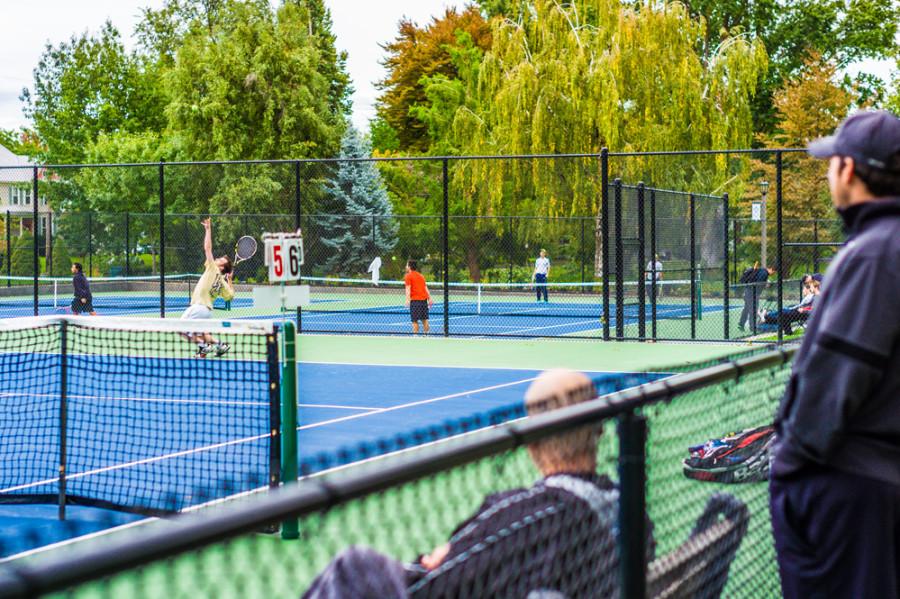 New Courts Play Host to Whitman Tennis Dominance