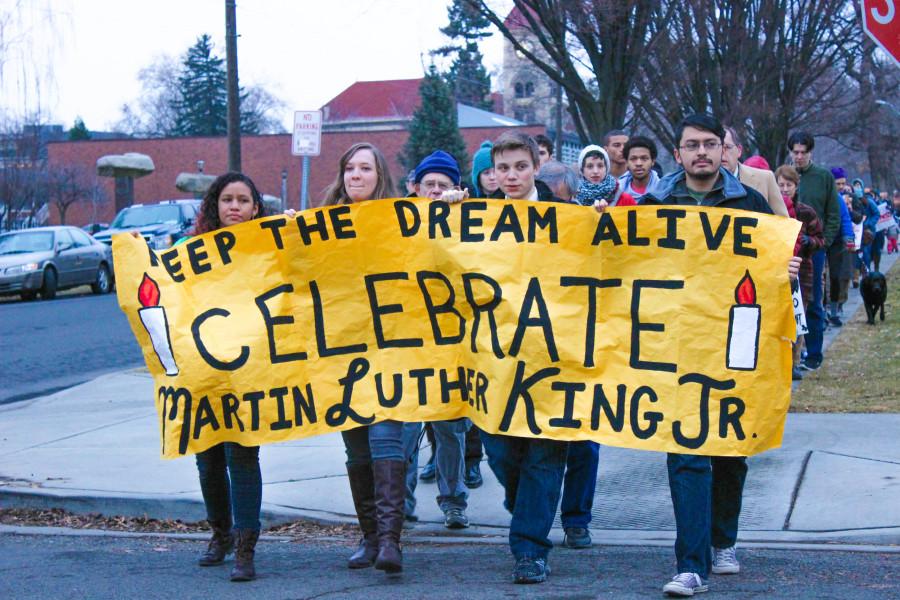 Students Participate in Peace March in Honor of Martin Luther King, Jr.