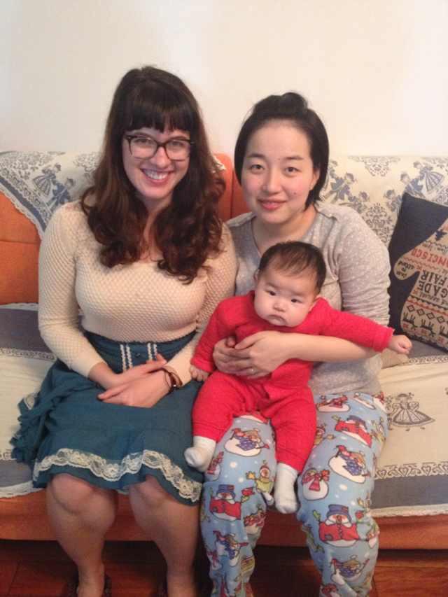 Me, Jiejie and her baby!