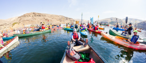 Students Protest Snake River Dams with Flotilla