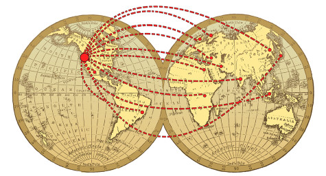 Whitman on the Map: 3 International Students Trace Their Journey to a New Home