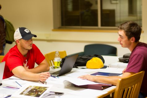 Kyle Reisman, So. Tyler Lewis, So. Baseball Team. Studying o chem.