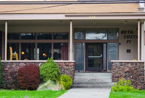 The Beta Theta Pi house. Photograph by Jackie Greisen. 