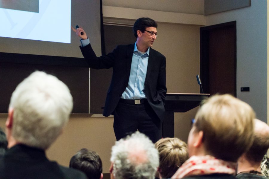 Washington State Attorney Bob Ferguson visited Whitman last Friday to speak about his experience filing a lawsuit against the Trump Administration in response to the executive order to ban travel to the United States from seven majority Muslin nations.
