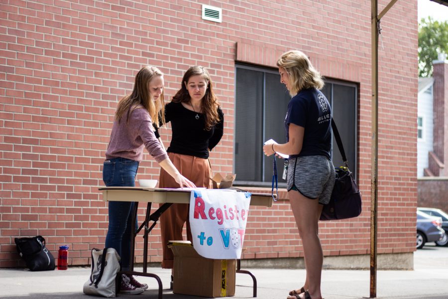 The Deadline for mail-in registration forms is October 8th. After that date, students can vote in local elections. 