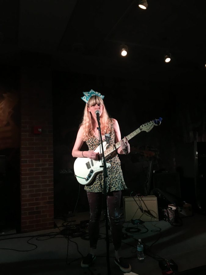 One-woman band Lisa Prank opens the first WEB concert of the fall semester.