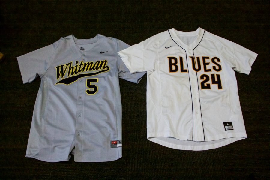 Current mens baseball uniforms and athletics gear.