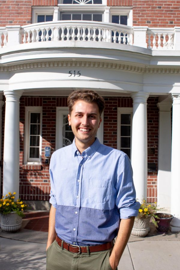 Jack Buettner, one of the three new admission officers, looks forward to getting to know more of the Whitman community. 