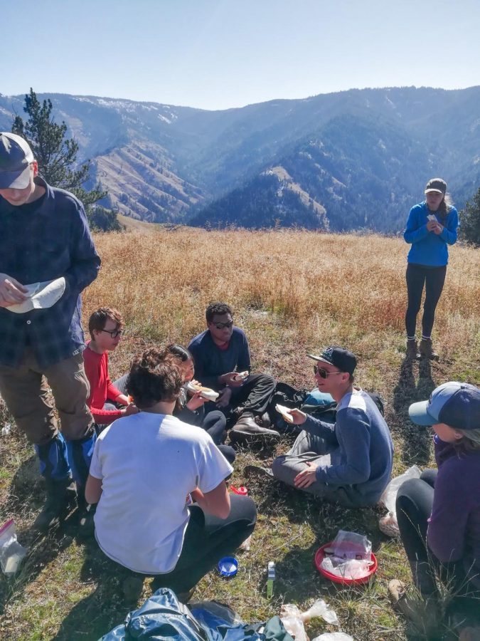 Whitman students enjoy the outdoors during an Outdoor Program trip on Thursday, Oct. 10, led by juniors Adam Rooney and Erin Beaudoin. Photos contributed by Adam Rooney and Sam Cleary