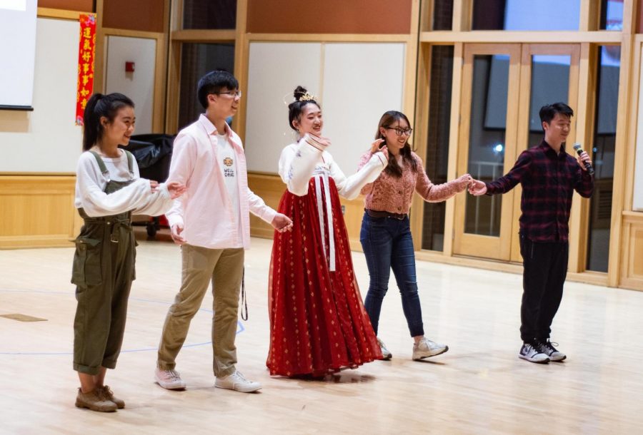 Students celebrate the end of the Lunar New Year at the Lantern Festival, organized by China at Whitman. 