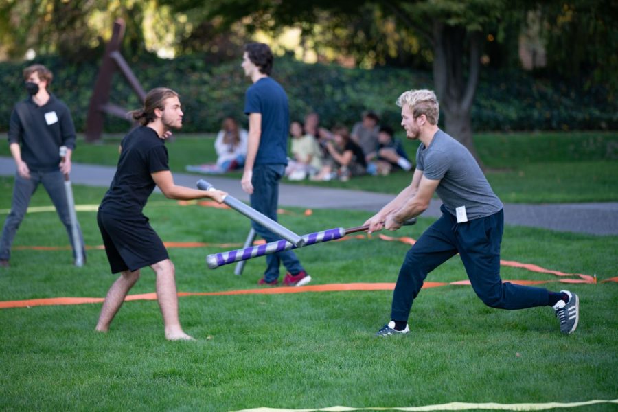 For cake and honor: Renfaire Club hosts foam sword-fighting tournament