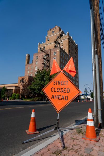 Unknown chemical odor emanates from the Marcus Whitman Hotel