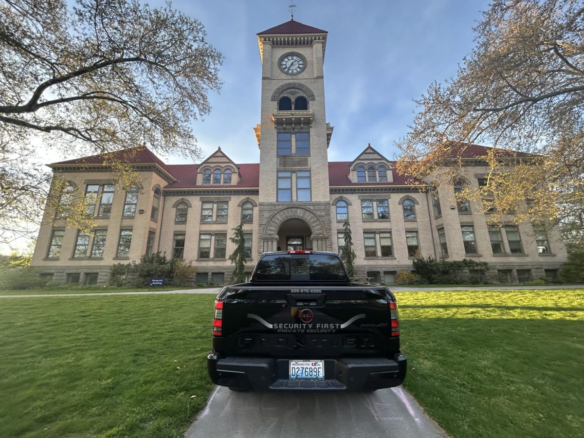 BREAKING: Private Security Stationed Outside Memorial Hall