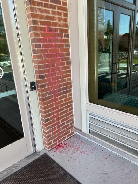 BREAKING: Red Paint and Chalk Cover Reid During "Spring Into Whitman"