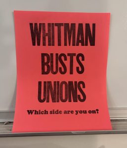 A flyer posted in Olin Hall.